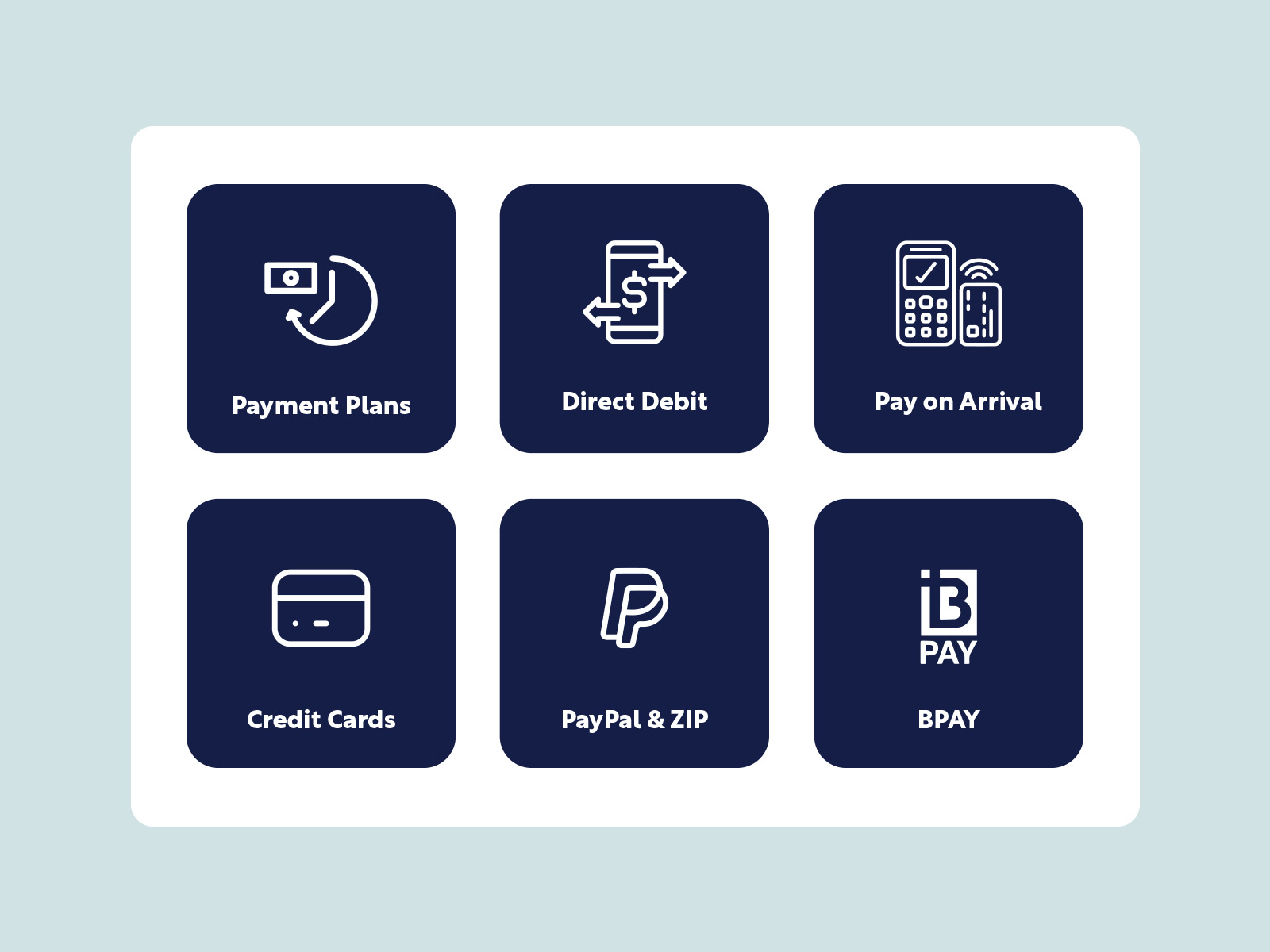 Enterprise CRS Multiple Payment Options