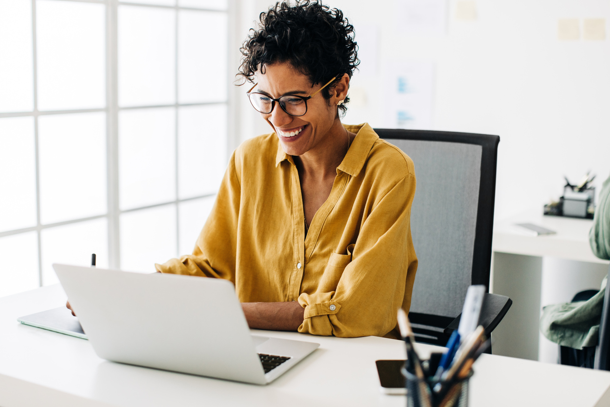 woman using revenue management solutions