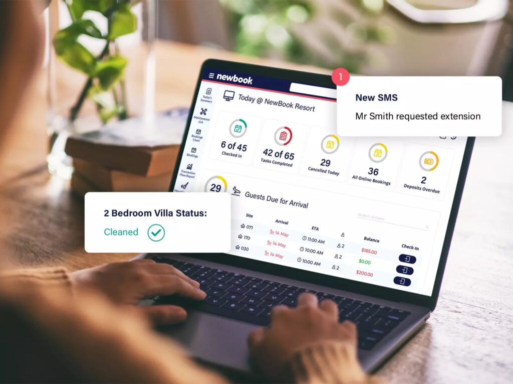 newbook pms features