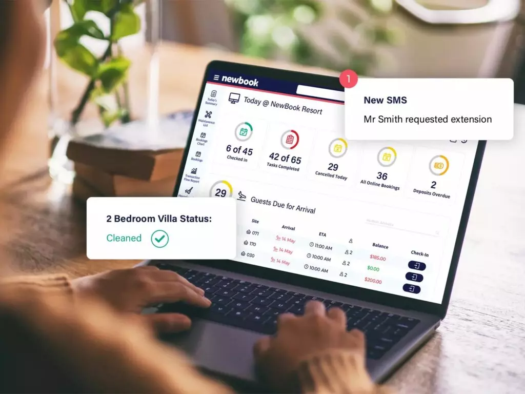 newbook pms features